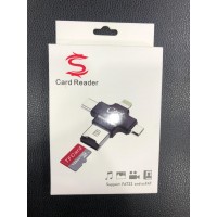 OkaeYa-POR-812 Diski 4-in-1 Card Reader Connect with USB